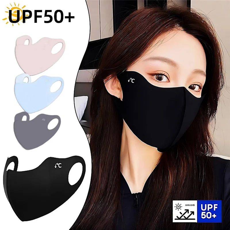 Cloth Face Mask Washable - 1pc verão protetor solar máscara facial