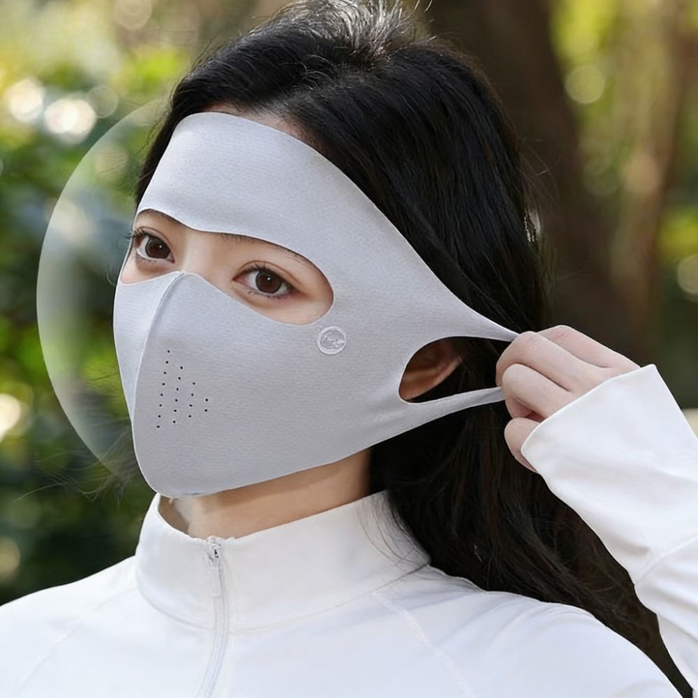 Sports Mask Breathable - Máscara Facial de Seda Gelada com