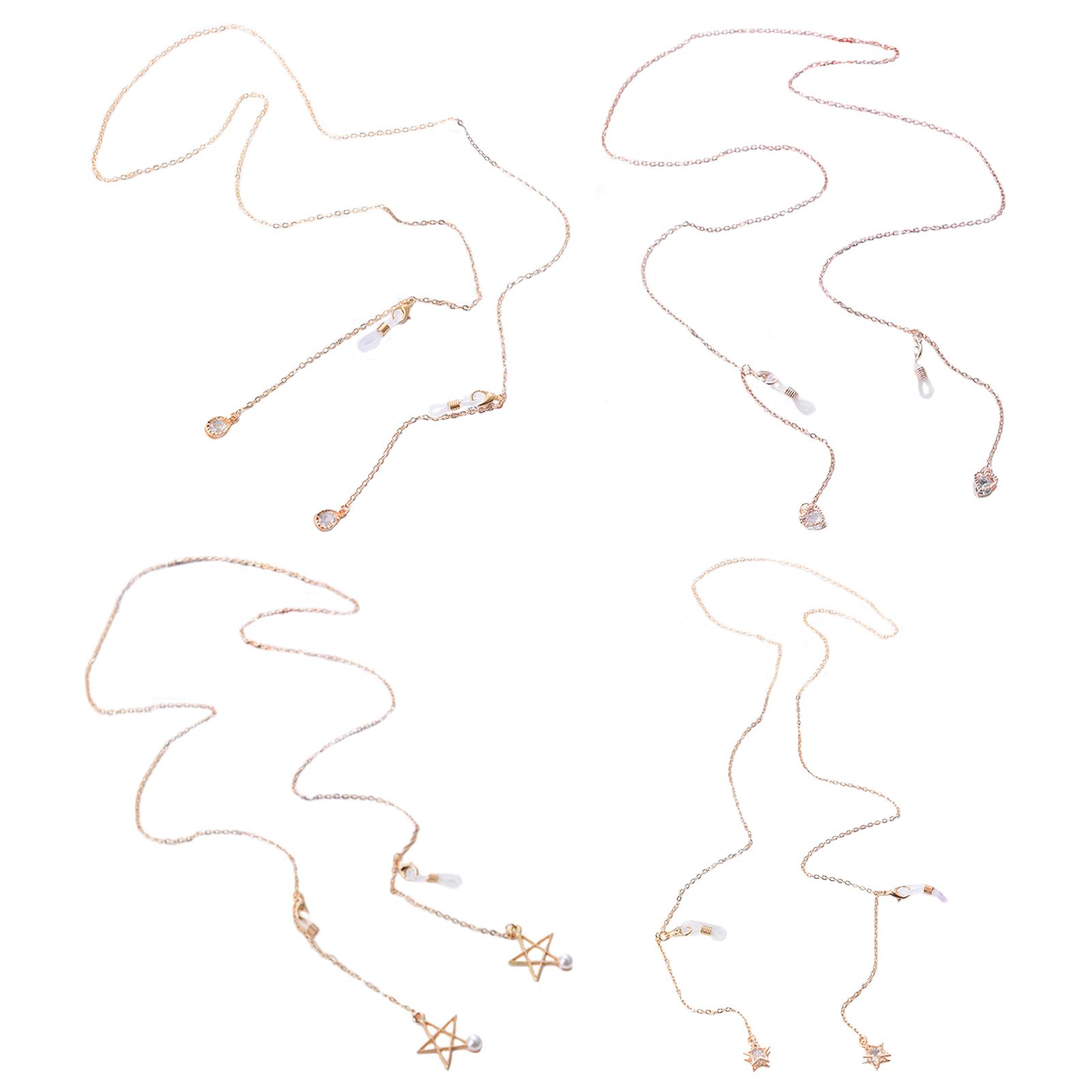 Mask Chain Holder - Moda óculos de sol corrente elegante