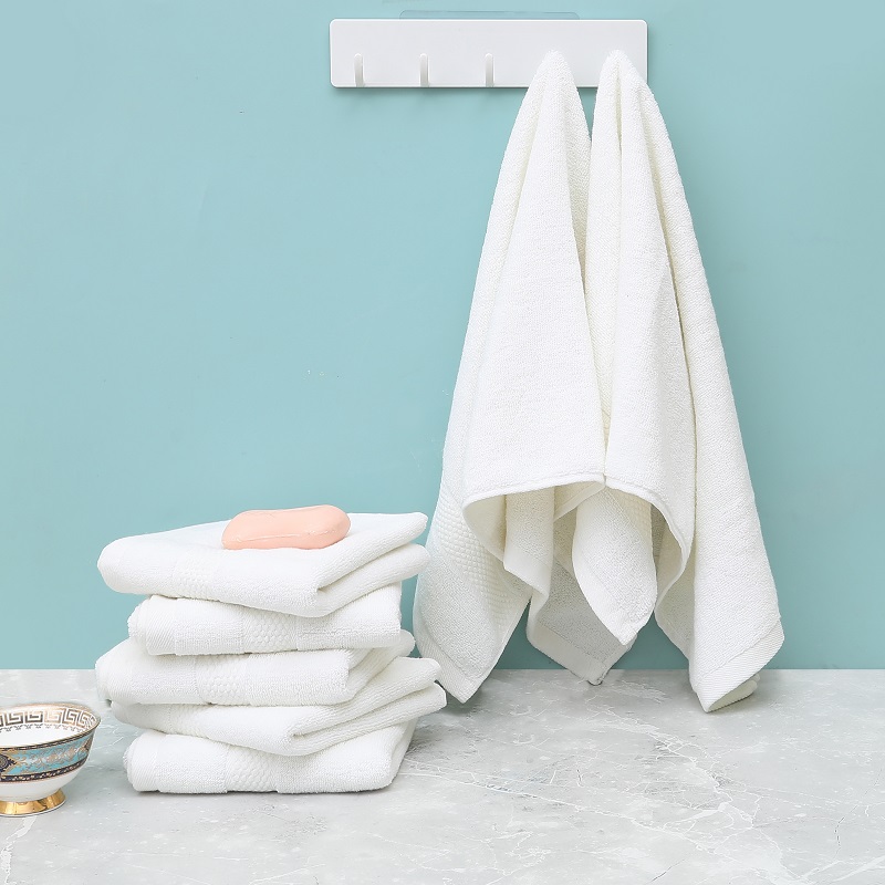 Cloth Face Mask Washable - Conjunto de toalhas de rosto brancas