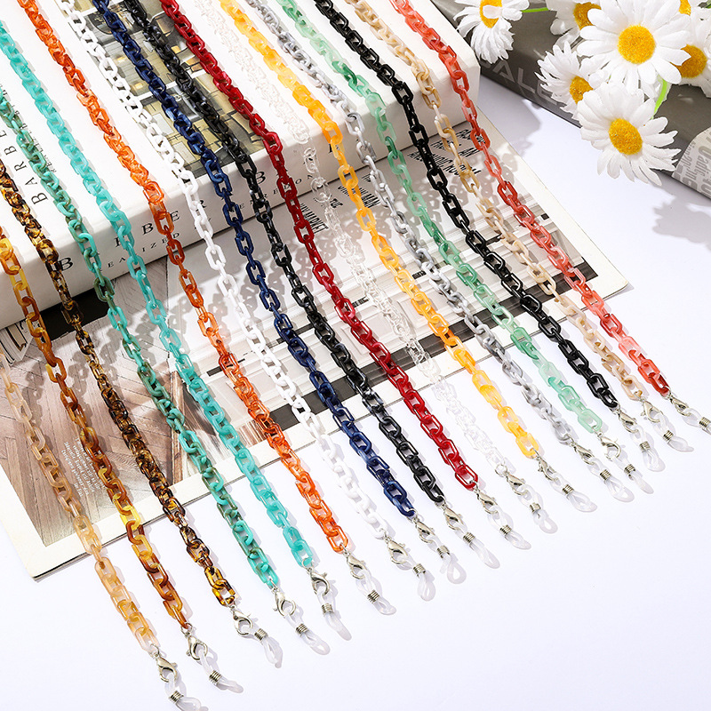 Mask Chain Holder - Cordão de acrílico para óculos, cordão