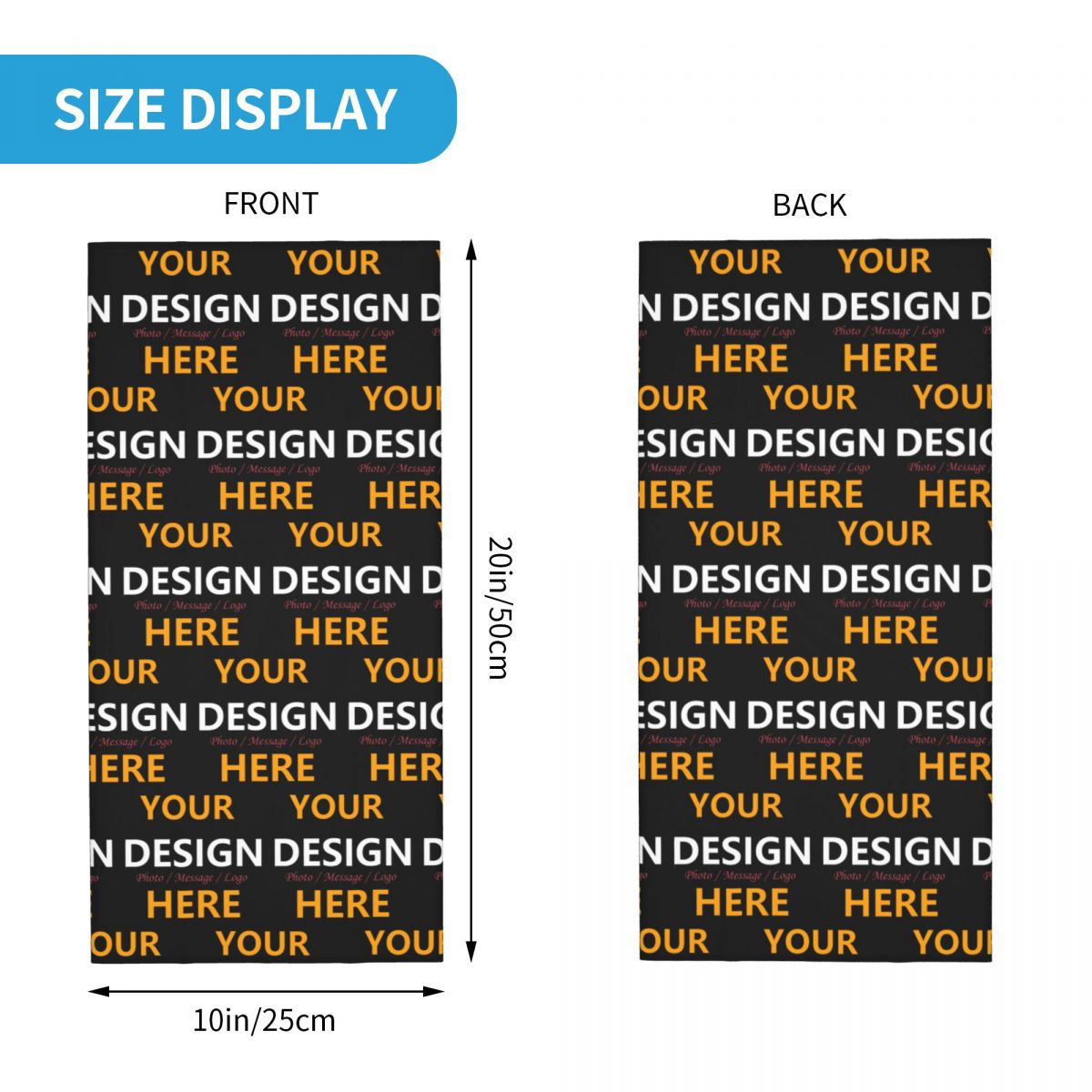 Personalize seu design aqui ba - Neck Gaiter Face Cover avaliação e preço
