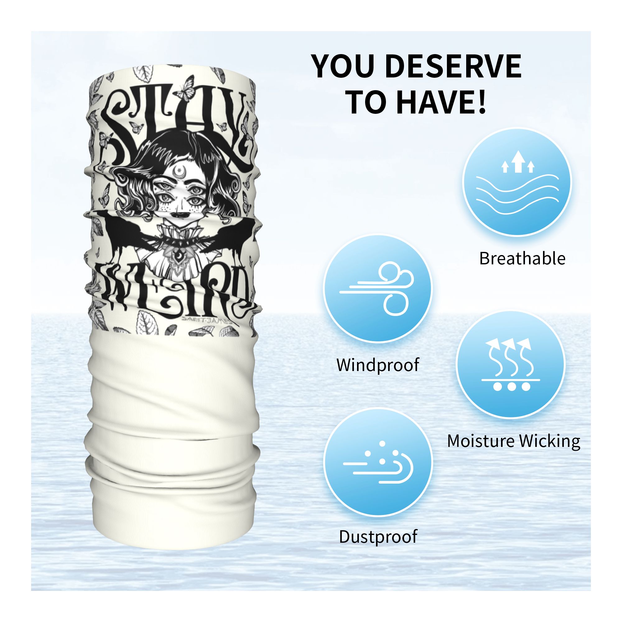 Balaclava Tubular Personalizad - Neck Gaiter Face Cover avaliação e preço