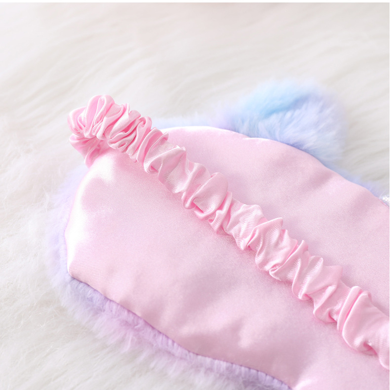 Soft Plush Sleeping Mask para  - Kids Face Mask avaliação e preço
