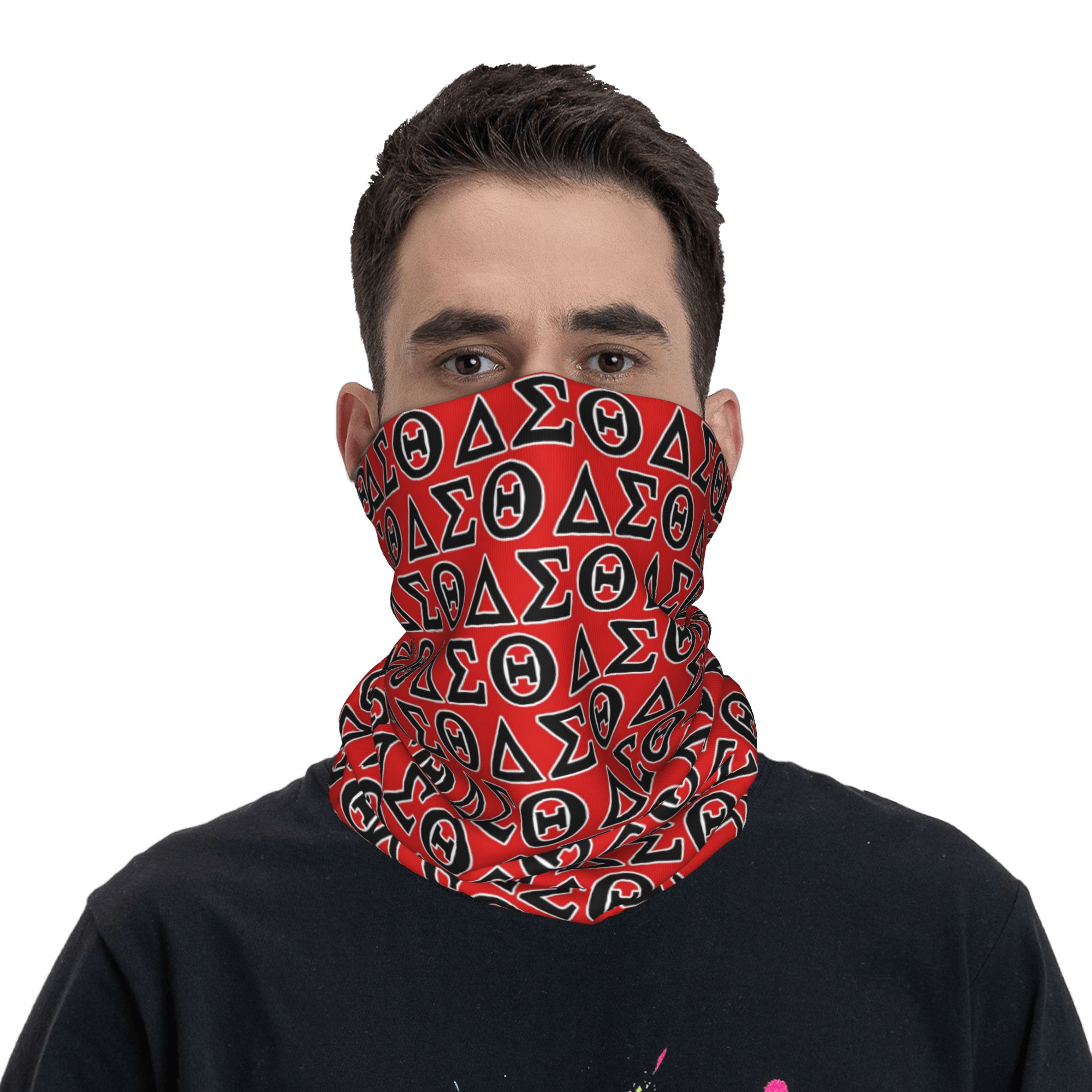 Personalizado delta'es sigma'e - Neck Gaiter Face Cover avaliação e preço