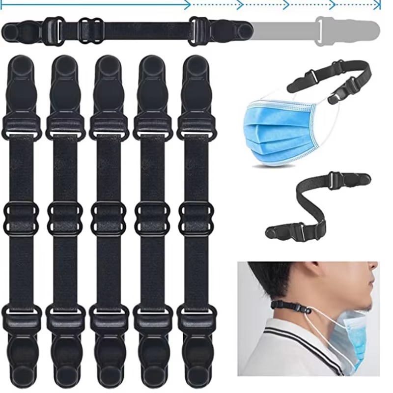 5pc máscara ajustável extensão - Mask Lanyard Adjustable avaliação e preço