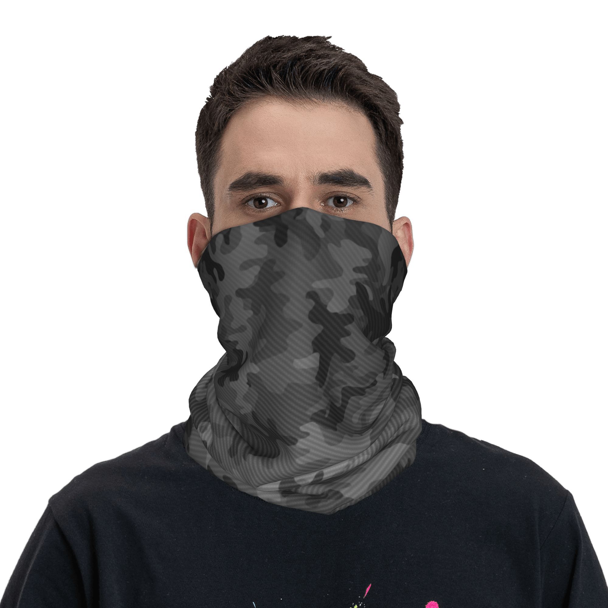 Personalizado carbono camo ban - Neck Gaiter Face Cover avaliação e preço