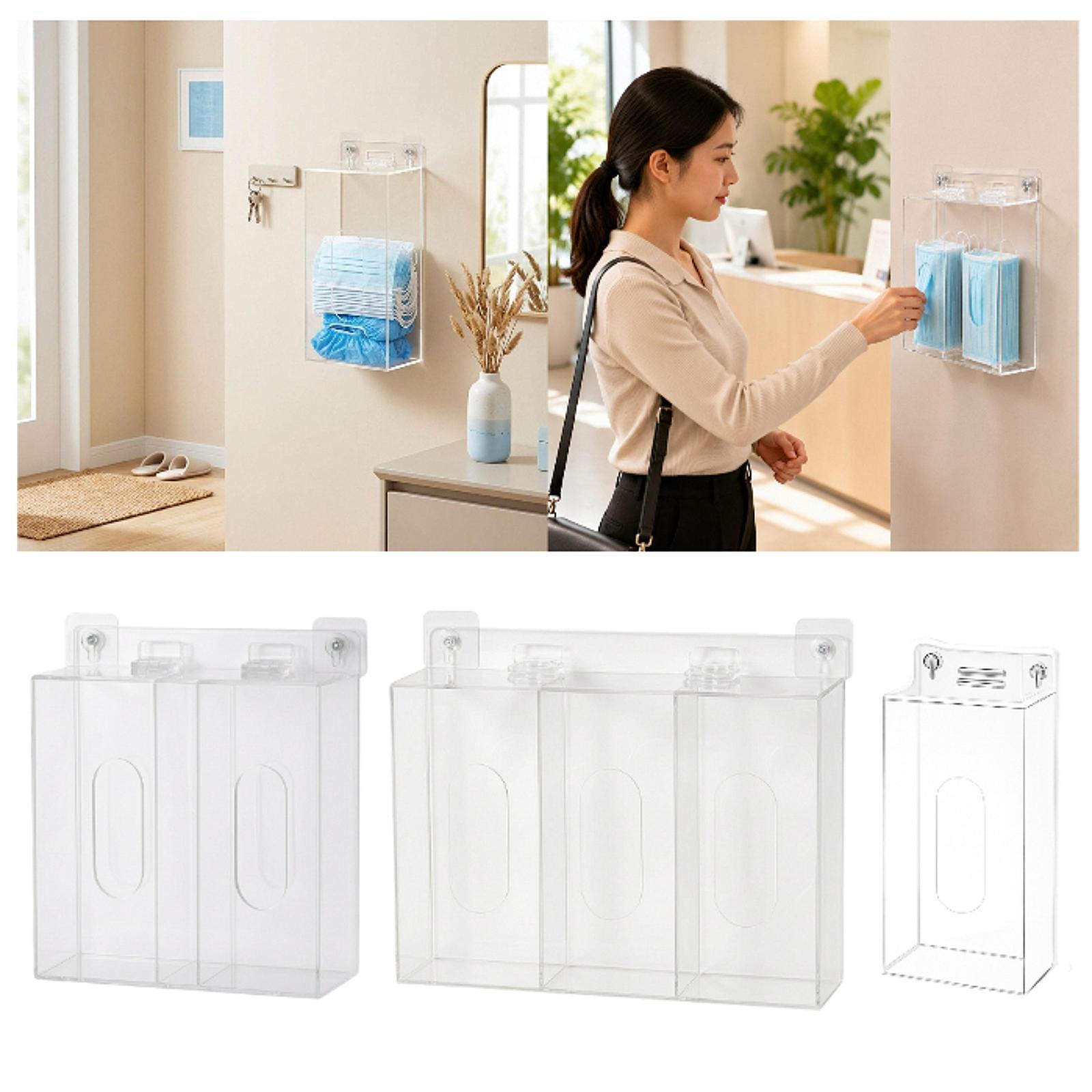 Suporte de Parede para Luvas e - Face Mask Storage Box avaliação e preço