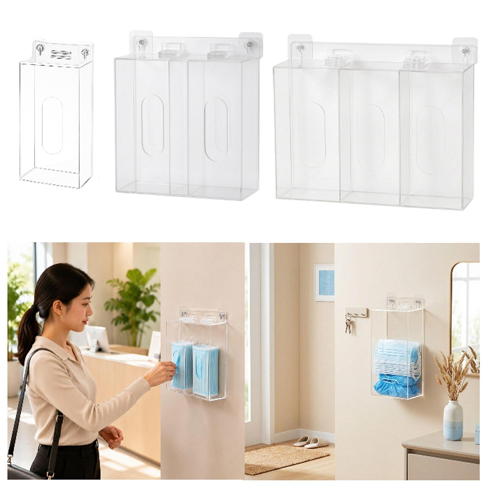 Suporte de Parede para Luvas e - Face Mask Storage Box avaliação e preço